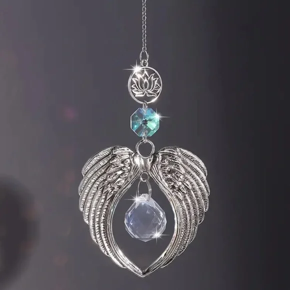 Lotus/Angel Wings Sun Catcher - Picture 5 of 5